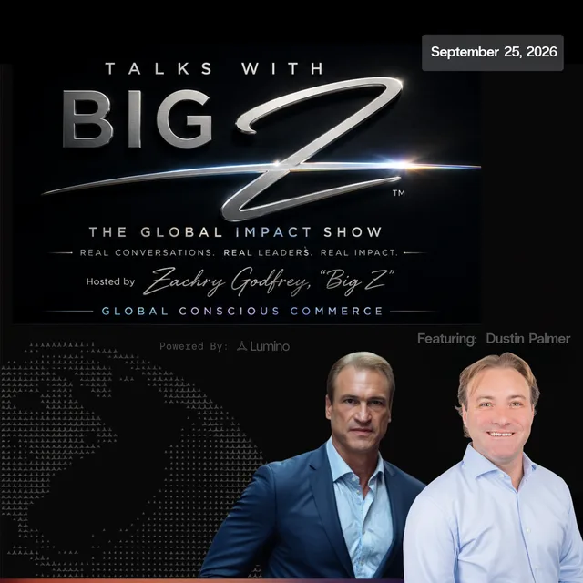 Talks with Big Z™ episode, September 25, 2026, featuring Dustin Palmer